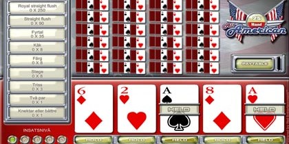 Casinofloor videopoker