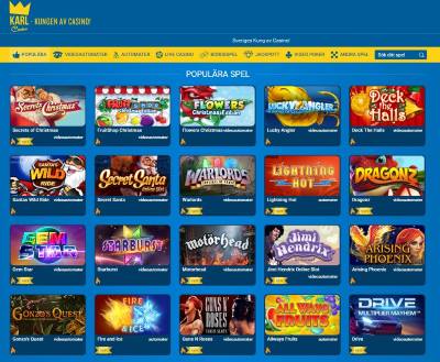 Pupulara casinospel