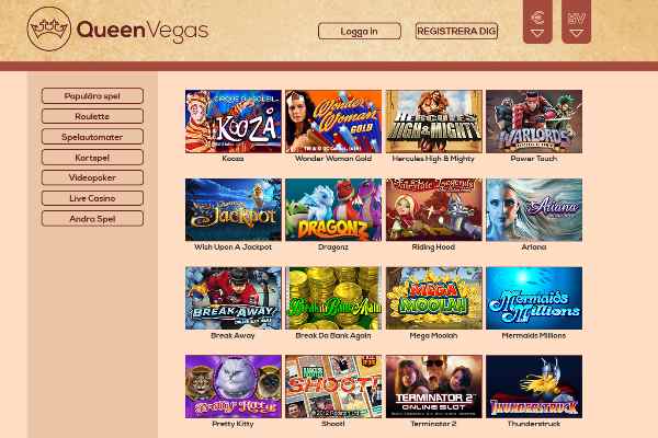 Queen Vegas casinospel