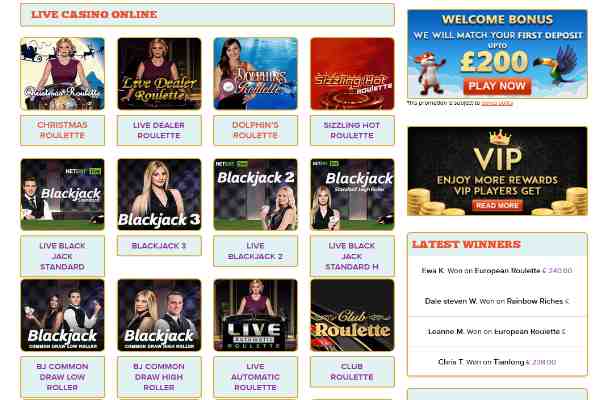 Fruity King Live casino